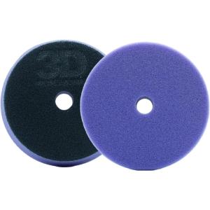 image:image3D 55 Black Foam Cutting Pad  Heavy Cutting Buffing Pad for Paint Correction  Removes Swirls Scratches amp Oxidation  Rotary amp DA Safe  USA MadeLight Purple