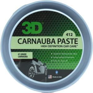 image:image3D Carnauba Paste Wax  Deep Gloss Shine Car Wax  Hydrophobic Properties  Heavy Concentration for Longer Lasting Shine  Easy Application 11oz