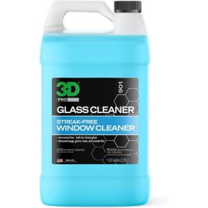 image:image3D Glass Cleaner  Ready to Use Tint Safe Streak Free Glass Cleaner  Gallon128 Fl Oz Pack of 1