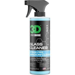 image:image3D Glass Cleaner  Ready to Use Tint Safe Streak Free Glass Cleaner  Gallon16 Fl Oz Pack of 1