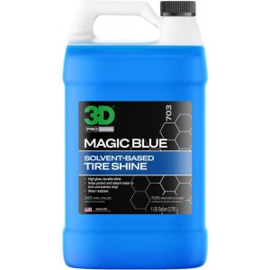 image:image3D Magic Blue Tire Shine Spray  Water Resistant High Gloss Tire amp Trim Dressing  Long Lasting Protection  No Sling No Run Formula  Made in USA 16 oz128 Fl Oz Pack of 1
