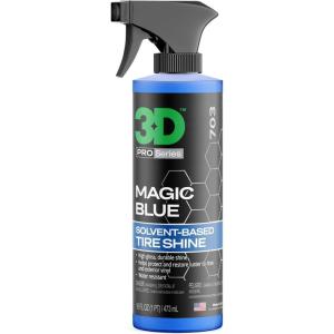 image:image3D Magic Blue Tire Shine Spray  Water Resistant High Gloss Tire amp Trim Dressing  Long Lasting Protection  No Sling No Run Formula  Made in USA 16 oz16 Ounce Pack of 1