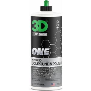 image:image3D One Car Scratch amp Swirl Remover Hybrid Rubbing Compound amp Polish Buffing Compound for True Paint Correction 16oz Made in USA32 oz