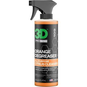 image:image3D Orange Degreaser  CitrusBased Car Cleaner for Oil Grease Grime amp Adhesives  WaterBased NonCorrosive EcoFriendly Interior amp Exterior Use  1 Gallon16 Fl Oz Pack of 1