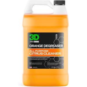 image:image3D Orange Degreaser  CitrusBased Car Cleaner for Oil Grease Grime amp Adhesives  WaterBased NonCorrosive EcoFriendly Interior amp Exterior Use  1 Gallon128 Fl Oz Pack of 1