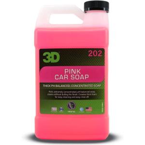 image:image3D Pink Car Soap  64 oz pH Neutral Car Wash Soap with High Suds amp Cherry Scent  ScratchFree High Gloss Shine  Safe on Wax amp Sealants  Weekly Car Care