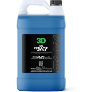 image:image3D SiO2 Ceramic Wash amp Wax Soap GLW Series  pH Neutral Car Shampoo with Hydrophobic Protection amp Deep Gloss  SiO2 Coating  ScratchFree Detailing 16 oz128 Fl Oz Pack of 1