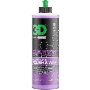 image:image3D Speed AllInOne Polish amp Wax  Scratch amp Swirl Remover Clear Coat Safe Paint Sealant  High Gloss Finish Easy Application  8oz  Made in USA16 Fl Oz Pack of 1