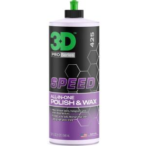 image:image3D Speed AllInOne Polish amp Wax  Scratch amp Swirl Remover Clear Coat Safe Paint Sealant  High Gloss Finish Easy Application  8oz  Made in USA32 Fl Oz Pack of 1