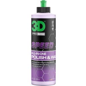 image:image3D Speed AllInOne Polish amp Wax  Scratch amp Swirl Remover Clear Coat Safe Paint Sealant  High Gloss Finish Easy Application  8oz  Made in USA8 Fl Oz Pack of 1