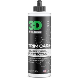 image:image3D Trim Care Restorer of Faded amp Dull Plastic Rubber Trim amp Bumpers  Renews Surface to Original Appearance  Long Lasting Shine amp Protection 16oz