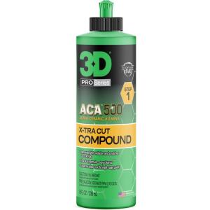 image:image3D ACA 500 Cutting Compound  Step 1 ExtraCut for Deep Paint Correction  Cuts P100 Grit or Finer  Body Shop Safe Low Dust Pro Detailer Formula  Made in USA  8 oz8OZ