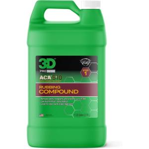 image:image3D ACA 510 Rubbing Compound  FastCutting Paint Correction Compound with Alpha Ceramic Alumina  Body Shop Safe Low Dust SiliconeFree Made in USA  32 ozGallon