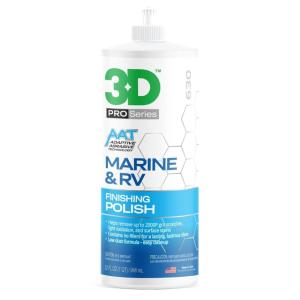 image:image3D Marine amp RV Finishing Polish  Removes P2000 Grit Scratches Oxidation amp Swirls HighGloss Gel Coat Shine No Fillers LowDust Formula 32oz